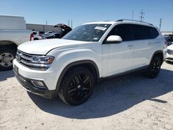 Salvage cars for sale at Haslet, TX auction: 2018 Volkswagen Atlas SEL