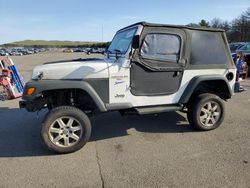 Salvage cars for sale at Brookhaven, NY auction: 1997 Jeep Wrangler / TJ Sport