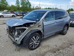 Salvage cars for sale at Bridgeton, MO auction: 2018 Honda Pilot Elite