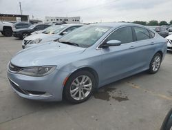 Vehiculos salvage en venta de Copart Grand Prairie, TX: 2015 Chrysler 200 Limited