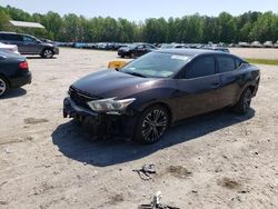Salvage cars for sale from Copart Charles City, VA: 2016 Nissan Maxima 3.5S