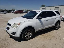 Salvage cars for sale at Kansas City, KS auction: 2014 Chevrolet Equinox LS