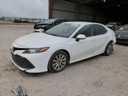 Salvage cars for sale at Houston, TX auction: 2019 Toyota Camry L