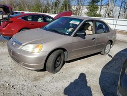 Salvage cars for sale from Copart North Billerica, MA: 2003 Honda Civic LX