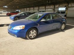 Pontiac salvage cars for sale: 2007 Pontiac G6 Value Leader