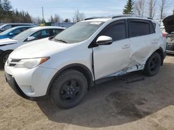 Salvage cars for sale from Copart Bowmanville, ON: 2015 Toyota Rav4 Limited