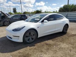 Salvage cars for sale from Copart Miami, FL: 2020 Tesla Model 3