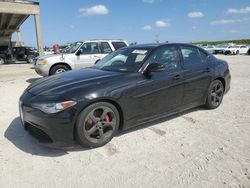 Salvage cars for sale from Copart West Palm Beach, FL: 2018 Alfa Romeo Giulia