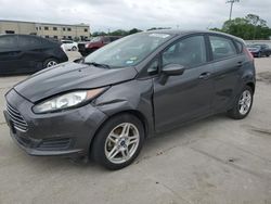 Salvage cars for sale from Copart Wilmer, TX: 2018 Ford Fiesta SE