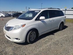 Salvage cars for sale from Copart Sacramento, CA: 2015 Toyota Sienna XLE