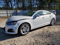 Salvage cars for sale at Austell, GA auction: 2019 Audi A5 Premium