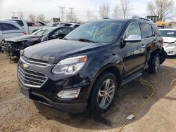 Salvage cars for sale at Elgin, IL auction: 2017 Chevrolet Equinox Premier