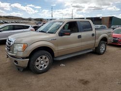 Salvage cars for sale at Colorado Springs, CO auction: 2012 Ford F150 Supercrew
