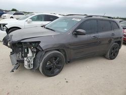 Salvage cars for sale at San Antonio, TX auction: 2018 Jeep Cherokee Latitude
