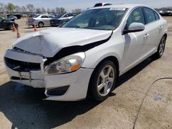 Salvage cars for sale at Pekin, IL auction: 2012 Volvo S60 T5
