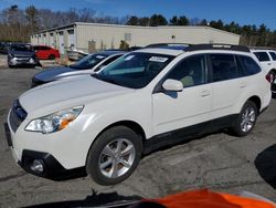 Salvage cars for sale at Exeter, RI auction: 2014 Subaru Outback 2.5I Limited