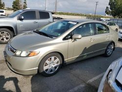 Salvage cars for sale from Copart Rancho Cucamonga, CA: 2007 Honda Civic LX