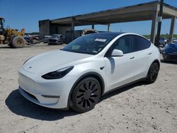 Salvage cars for sale at West Palm Beach, FL auction: 2021 Tesla Model Y