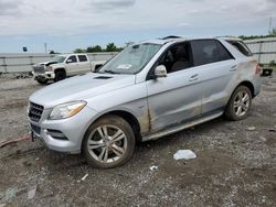 Salvage cars for sale from Copart Earlington, KY: 2012 Mercedes-Benz ML 350 4matic