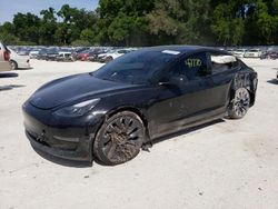 Vehiculos salvage en venta de Copart Ocala, FL: 2021 Tesla Model 3