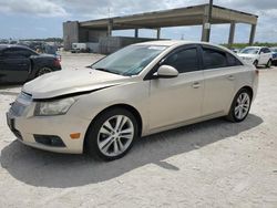 Salvage cars for sale at West Palm Beach, FL auction: 2012 Chevrolet Cruze LTZ