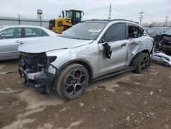 Salvage cars for sale at Chicago Heights, IL auction: 2019 Alfa Romeo Stelvio TI