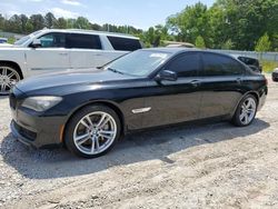 Salvage cars for sale from Copart Fairburn, GA: 2012 BMW 750 LI