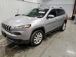 Salvage cars for sale at Windham, ME auction: 2017 Jeep Cherokee Limited