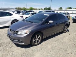 Salvage cars for sale from Copart Sacramento, CA: 2015 Honda Civic SE