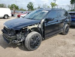 Volkswagen salvage cars for sale: 2022 Volkswagen Tiguan SE R-LINE Black