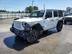 Jeep salvage cars for sale: 2021 Jeep Wrangler Unlimited Sport