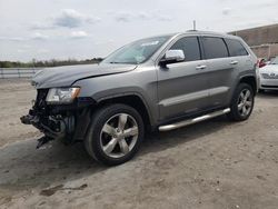 Salvage cars for sale at Fredericksburg, VA auction: 2013 Jeep Grand Cherokee Overland