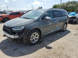 Chrysler Pacifica Limited salvage cars for sale: 2022 Chrysler Pacifica Limited