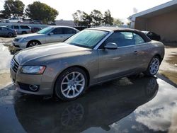 Salvage cars for sale from Copart Hayward, CA: 2011 Audi A5 Premium