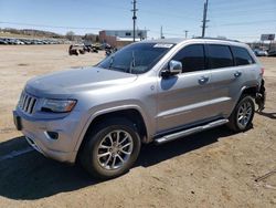 Salvage cars for sale at Colorado Springs, CO auction: 2014 Jeep Grand Cherokee Overland