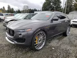 Salvage cars for sale at Graham, WA auction: 2017 Maserati Levante S Luxury