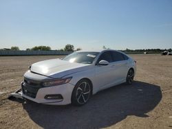 Honda Accord Sport salvage cars for sale: 2018 Honda Accord Sport