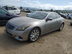 Salvage cars for sale at San Martin, CA auction: 2008 Infiniti G37 Base
