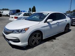 Honda Accord Sport salvage cars for sale: 2016 Honda Accord Sport