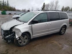 Salvage cars for sale from Copart Bowmanville, ON: 2010 Dodge Grand Caravan SE