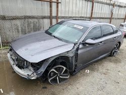 Salvage cars for sale from Copart Los Angeles, CA: 2018 Honda Accord Sport
