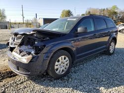 Vehiculos salvage en venta de Copart Mebane, NC: 2018 Dodge Journey SE