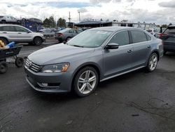 Salvage cars for sale from Copart Denver, CO: 2015 Volkswagen Passat SEL