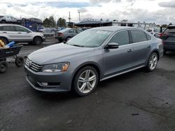 Volkswagen Passat sel salvage cars for sale: 2015 Volkswagen Passat SEL