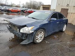 Salvage cars for sale at New Britain, CT auction: 2014 Nissan Maxima S