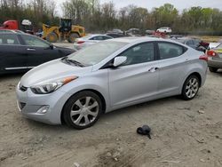 Salvage cars for sale from Copart Waldorf, MD: 2011 Hyundai Elantra GLS