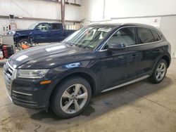 Salvage cars for sale at Nisku, AB auction: 2018 Audi Q5 Premium Plus