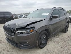 Salvage cars for sale at Houston, TX auction: 2021 Jeep Cherokee Latitude Plus