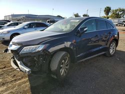 Salvage cars for sale at San Diego, CA auction: 2018 Acura RDX Technology