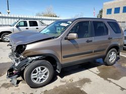 Honda CR-V EX salvage cars for sale: 2003 Honda CR-V EX